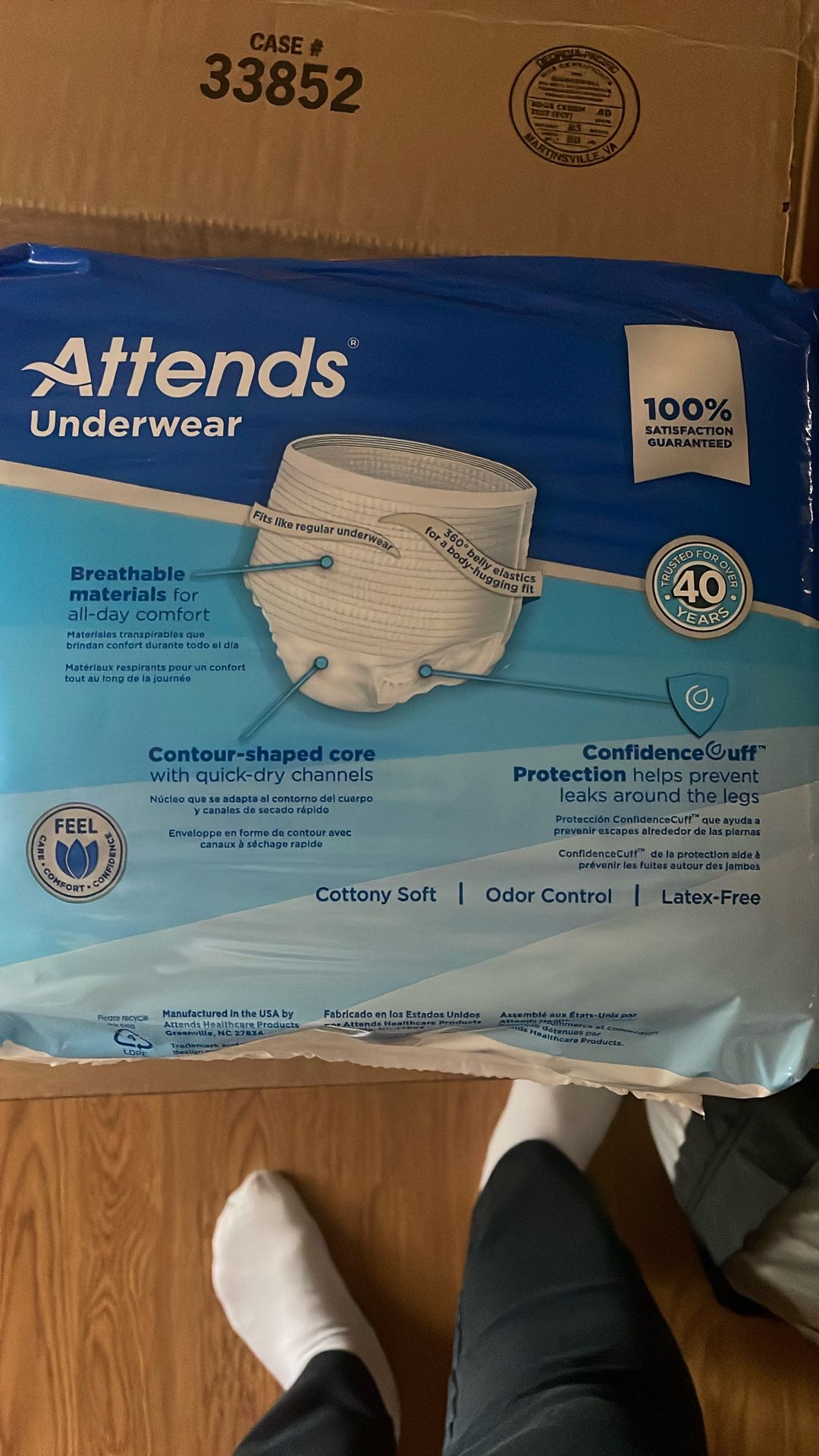 Disposable underwear