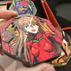 Evangelion Asuka Rei Shinji Badge