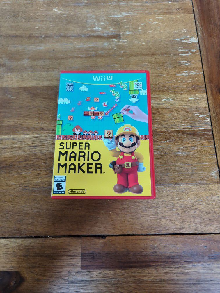Super Mario Maker Nintendo Wii U 