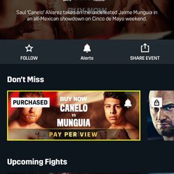 Canelo Fight paid $45 