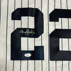 Roger Clemens White Yankees Jersey Autographed 