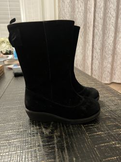 Toddler Girl Boots Black Size 10