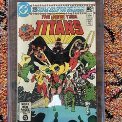 The New Teen Titans #1 First Issue CGC 9.6 DC Comics Robin George Perez 