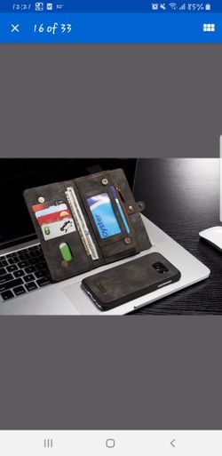 Genuine leather note 8 wallet