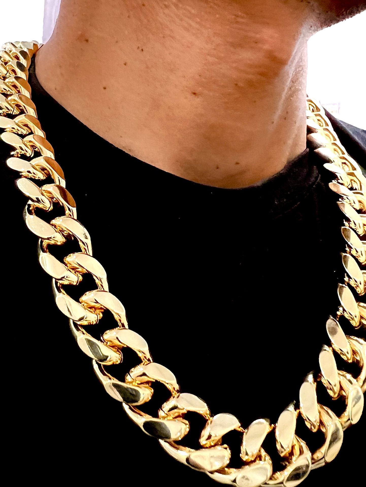 14k Gold Plated Curb Chain