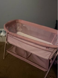 Pink bassinet
