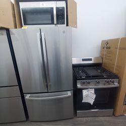 GE 3 peace sets new open box warranty  ready to deliver  new stainless  warranty..GE..301 saundview ave bronx NY 10473...warranty..$1775..