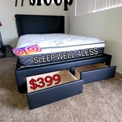 NEW QUEEN BED 