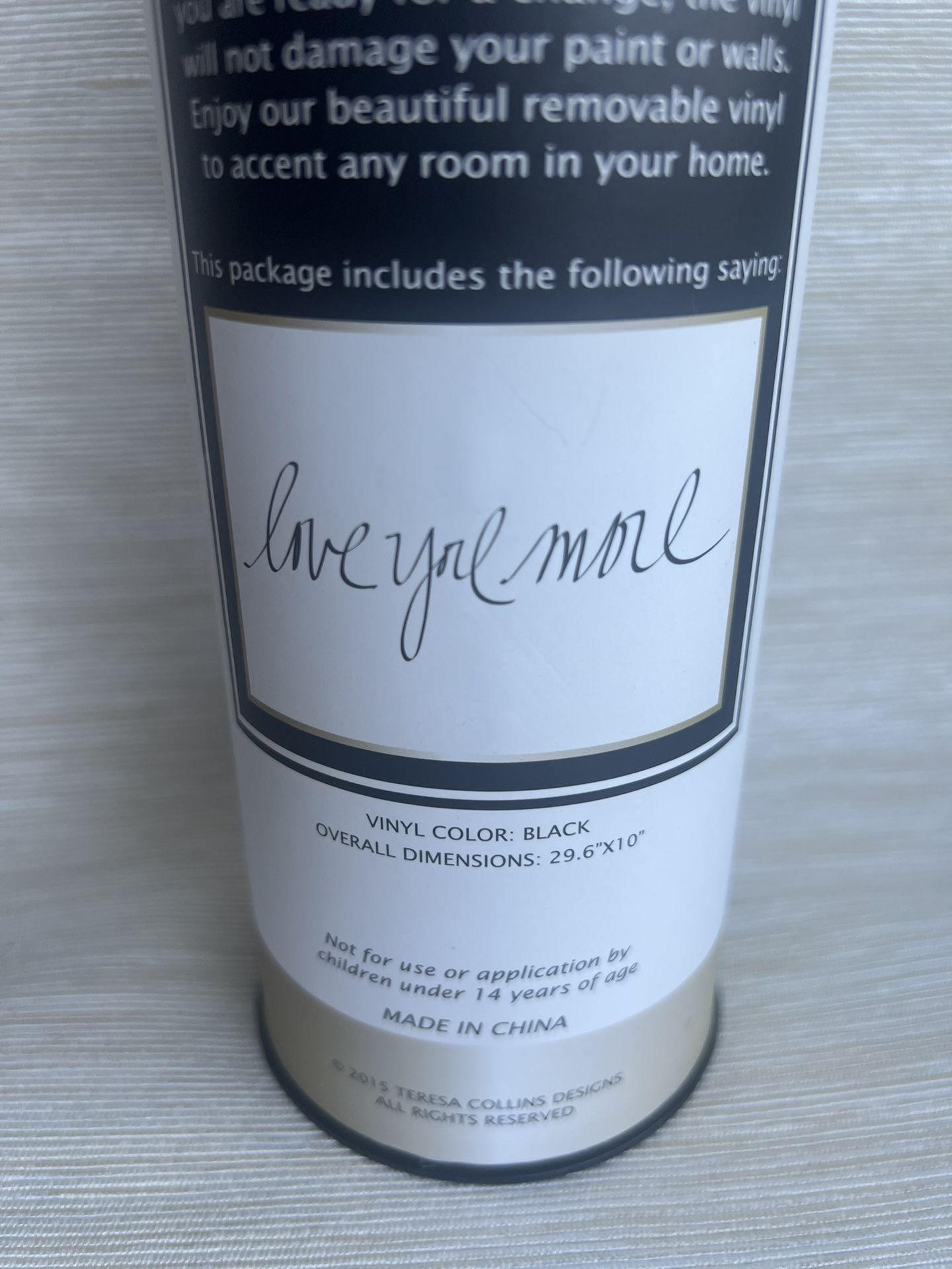 Love You More Wall Decal