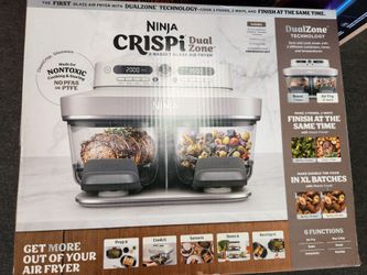 Ninja Crispi dual zone dual basket glass air fryer