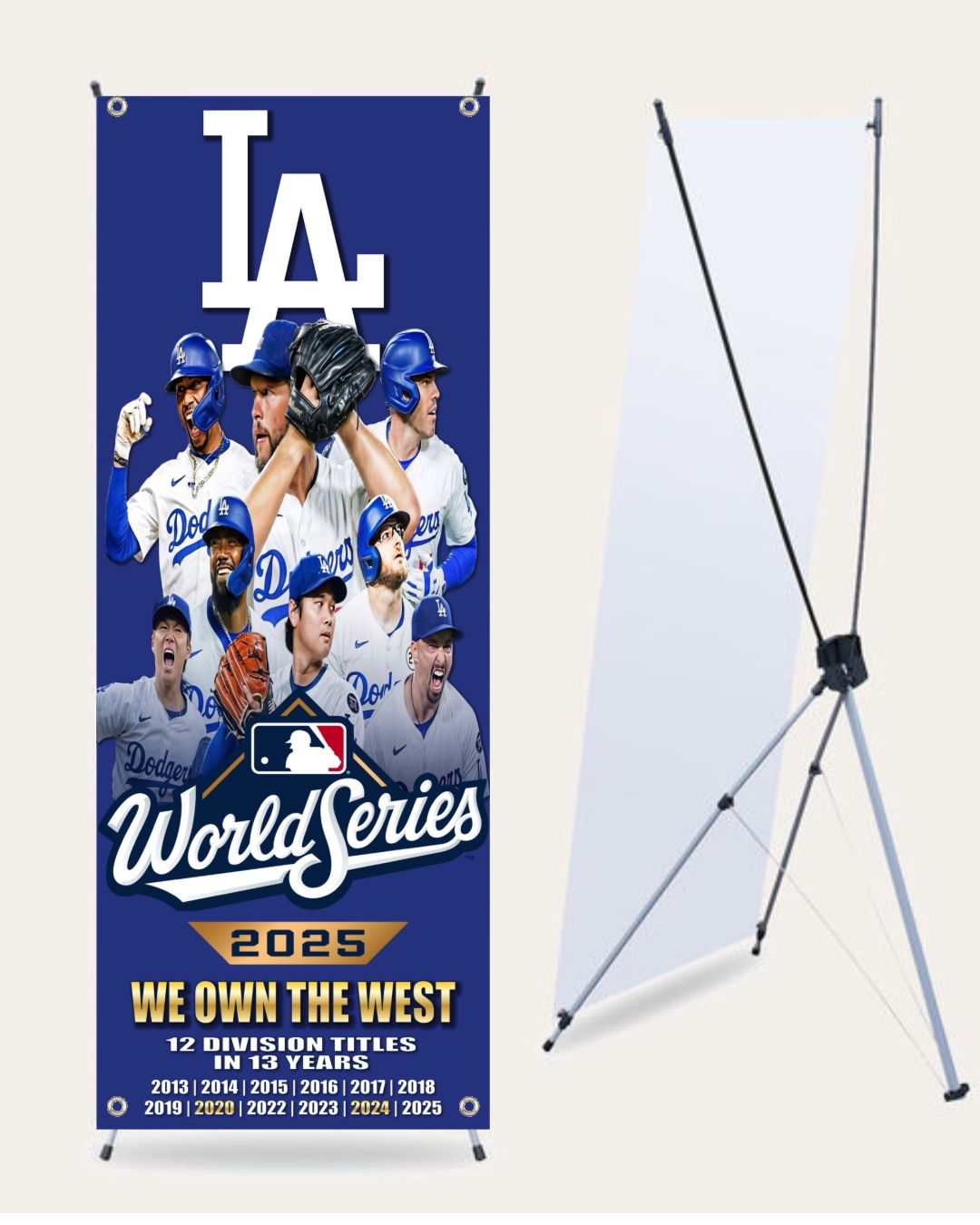 WS BANNER WITH STAND