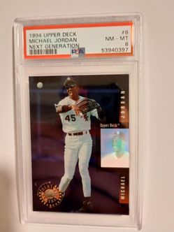 1994 Upper Deck Michael Jordan Next Generation PSA 8 Near Mint - Mint