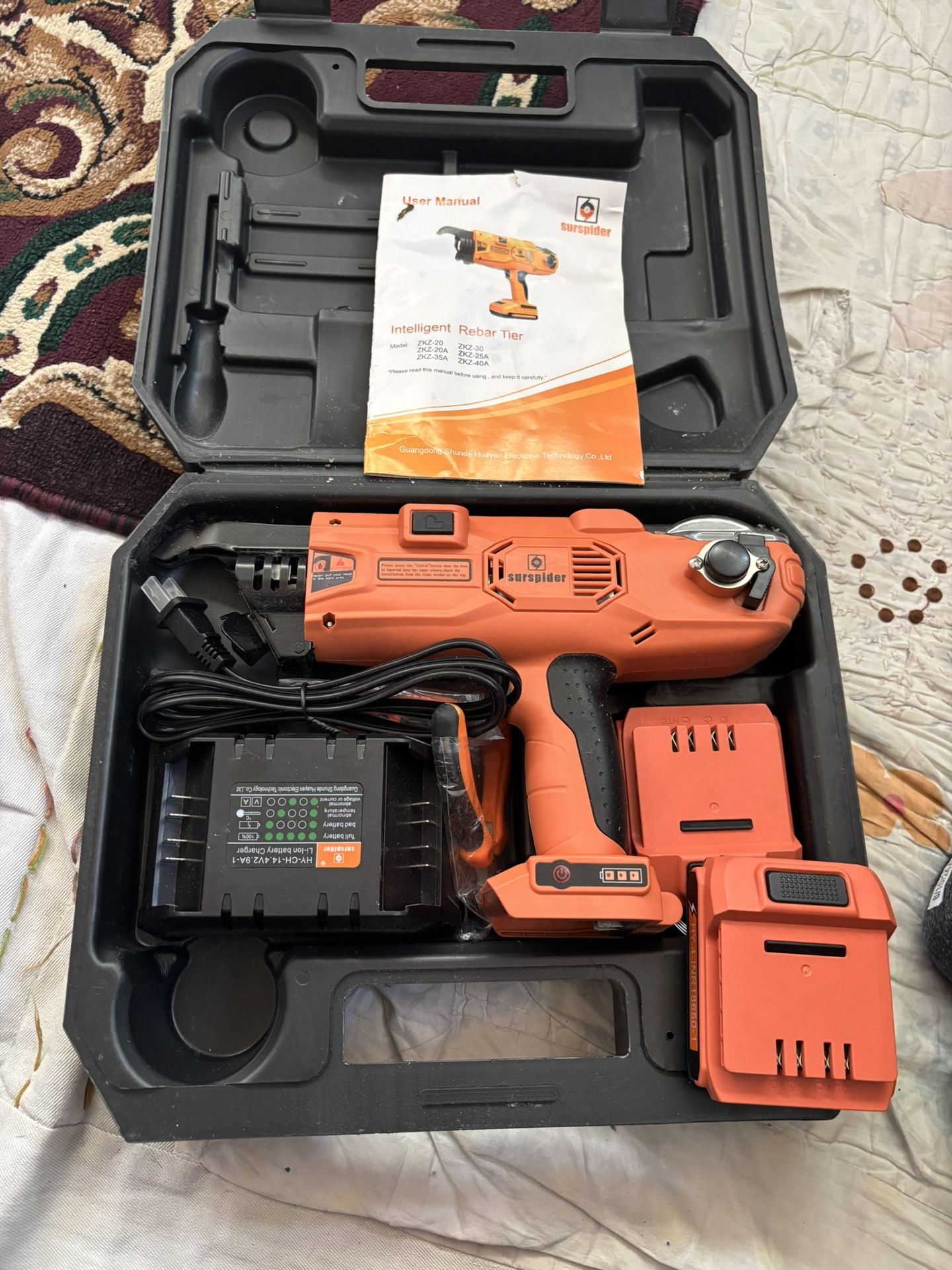 Suspider Intelligent Rebar Tier Zkz30