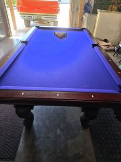 Cannon 8ft 3 slate pool table