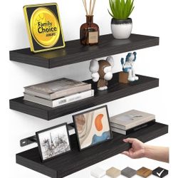 Three Floating Shelf Black ⚫️ Size 15.7 Inches $12 