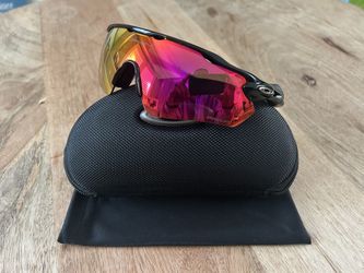 NEW OAKLEY RADAR EV PATH SUNGLASSES WITH TRAIL TORCH RED PRIZM LENS