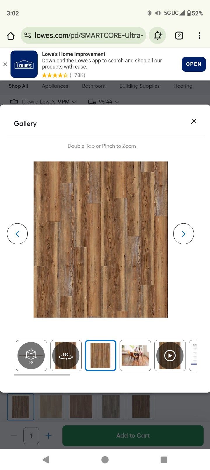 Smartcore Vinyl Plank Flooring From Lowes