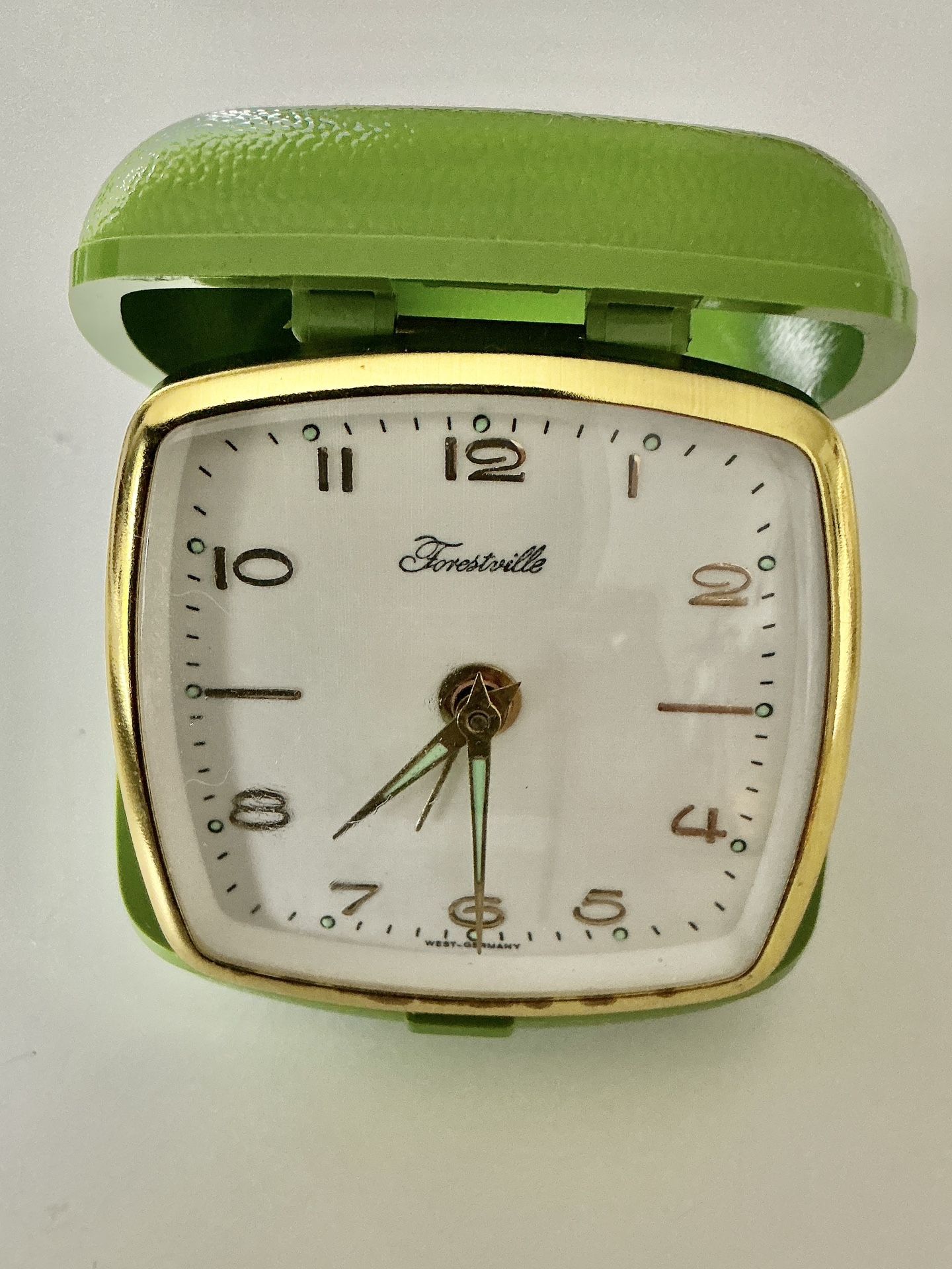 Vintage Forestville Travel Clock