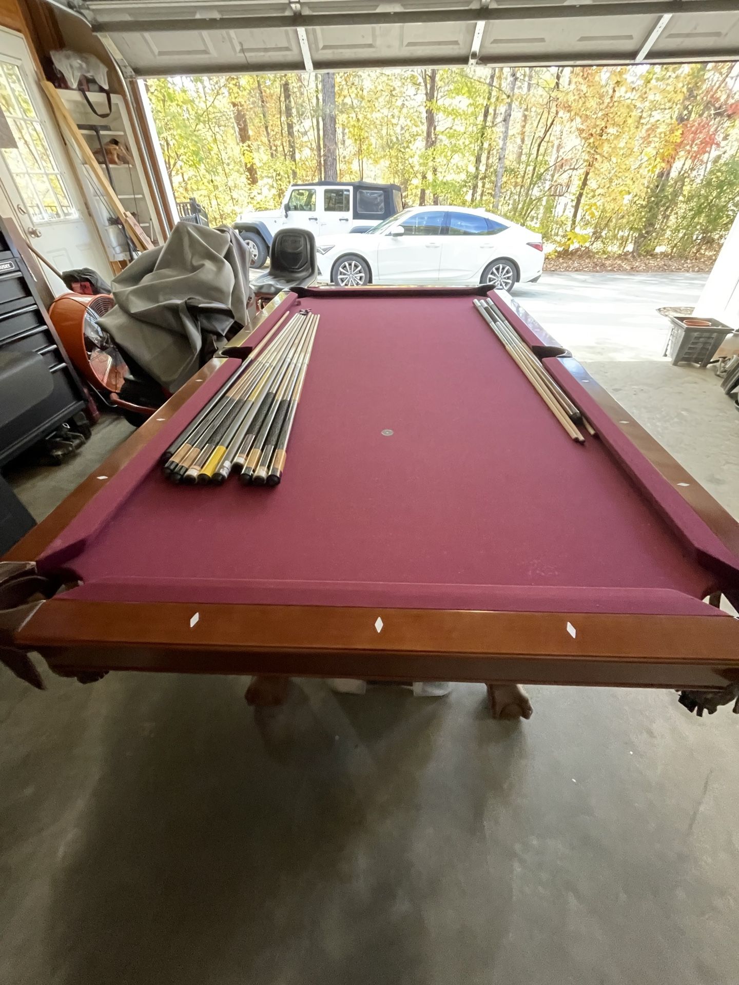 8’ Pool Table