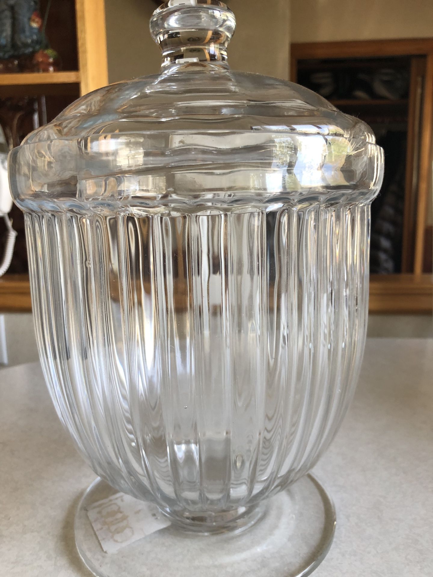 Cookies crystal jar with lid