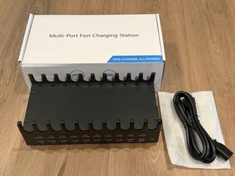 20-Port USB-C & USB-A Fast Charging Station – New Open Box