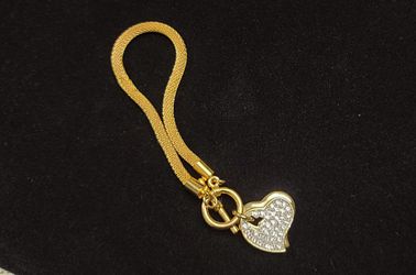 Crystal Pave Heart Bracelet