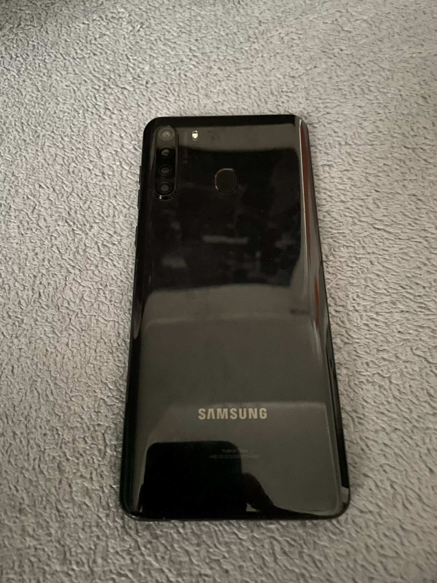 Samsung Galaxy A9 in sleek black.