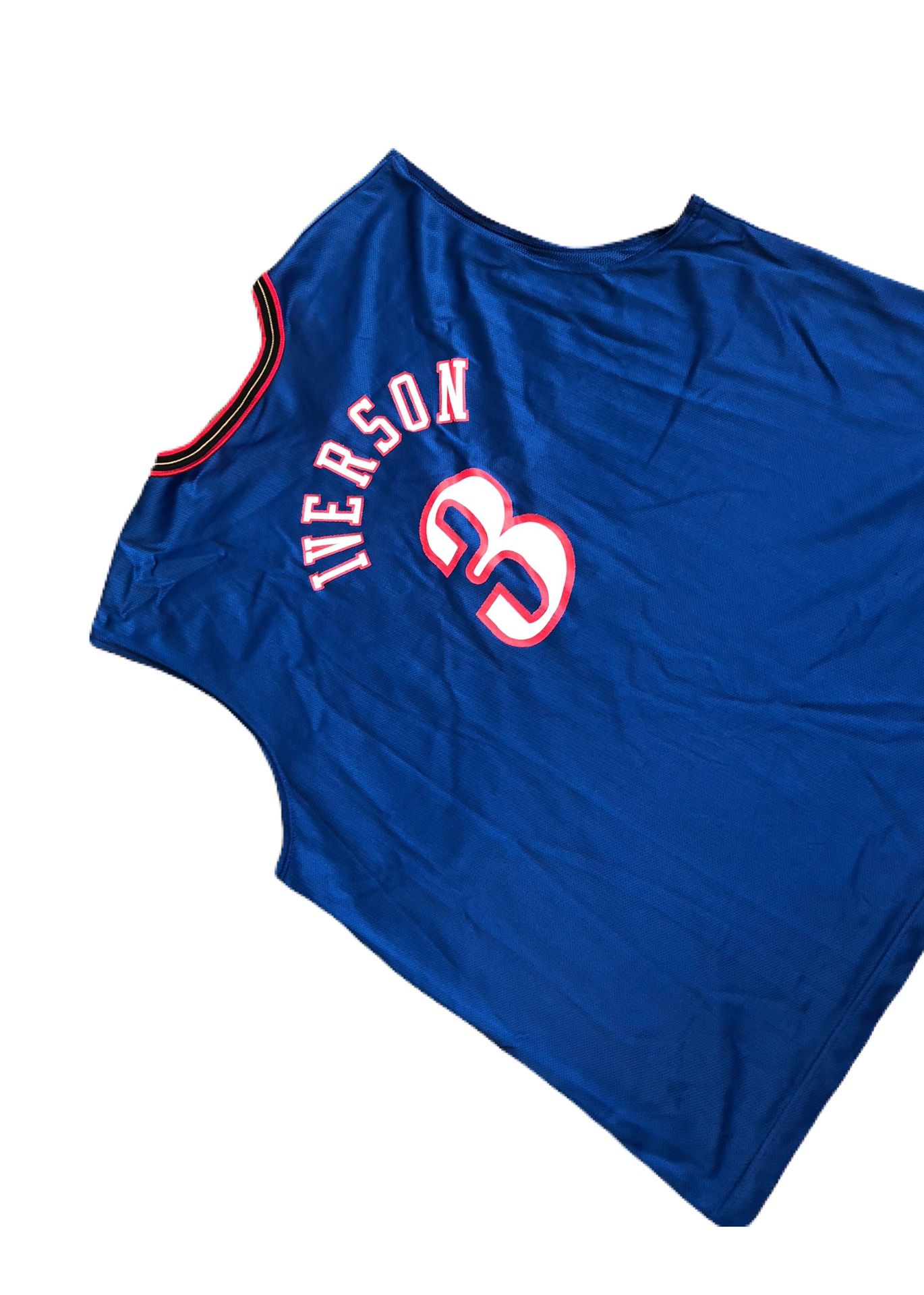 Champion Allen Iverson Philadelphia Sixers Blue Mens Jersey - Main Image