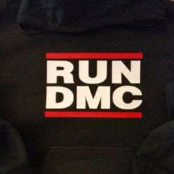 Top Quality RUN DMC Unisex Hooded Pullover