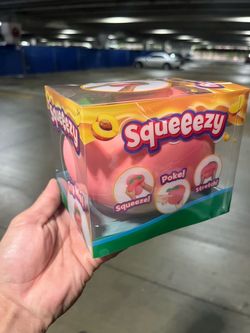 Squeeezy Peach Squishy Stress Toy