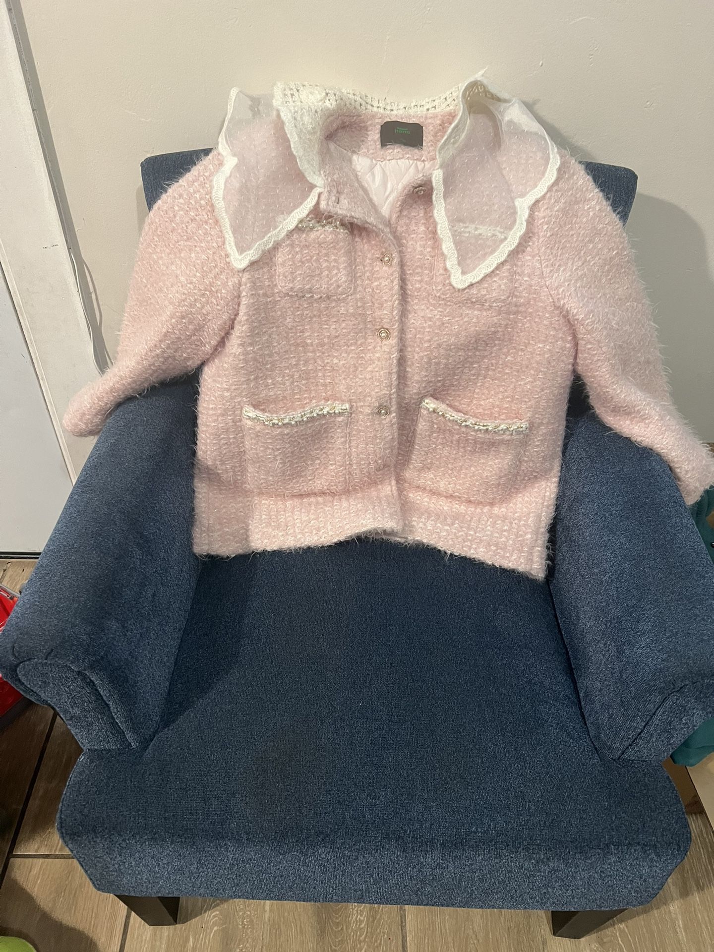 Pink Girls Coat 8y