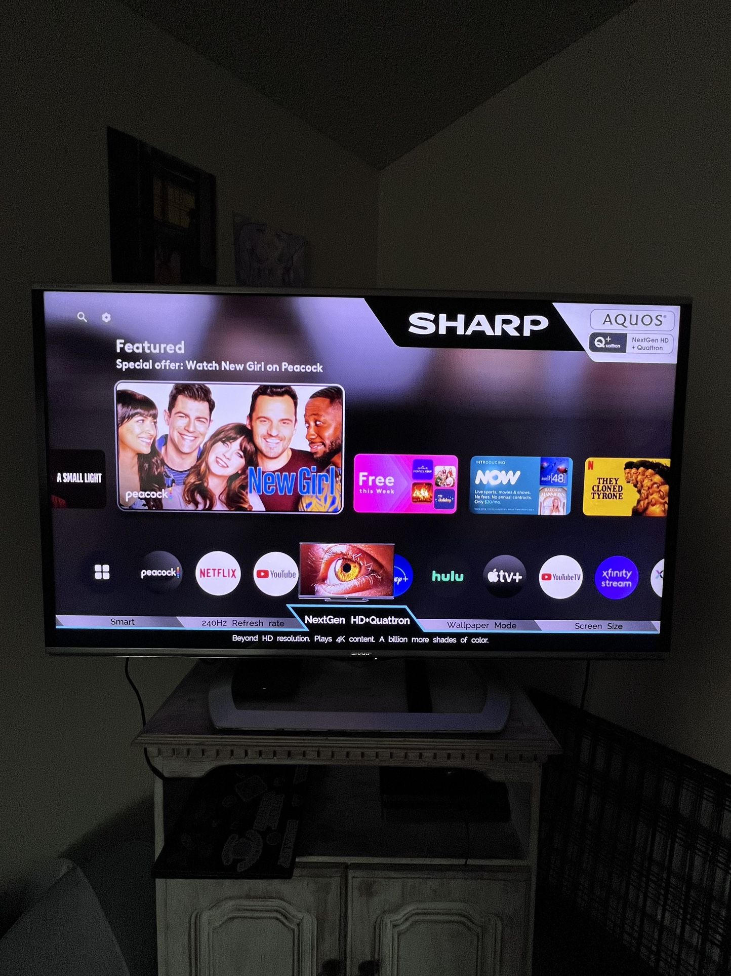 60 Inch Sharp Aquos Smart TV