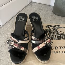 Women’s Burberry Espadrille Sandals $80