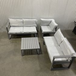 Aluminum Outdoor Patio, Furniture Set