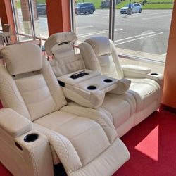 Party Time Power Recliner Sofa By Ashley 