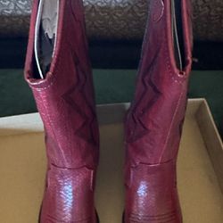 Dirty Laundry Josea Red Snake Cowboy Boots Women’s Size 8