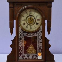 Antique New Haven Kitchen Clock