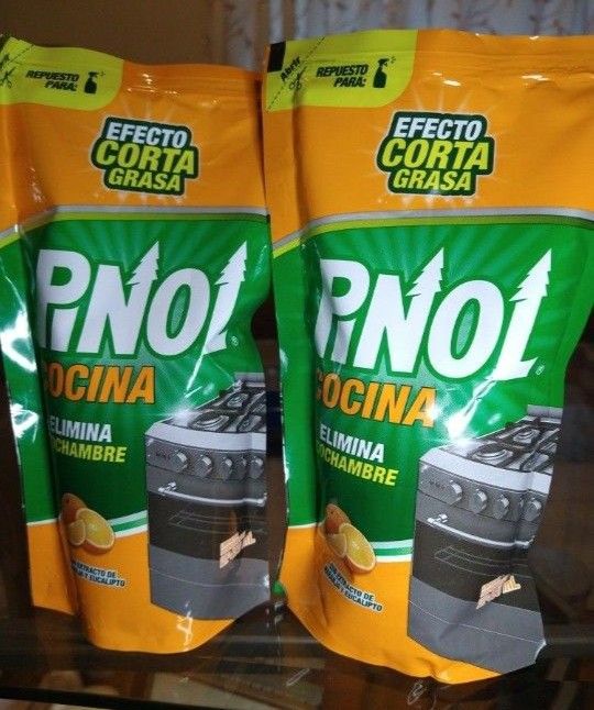 (2) Pinol Kitchen Degreasers 