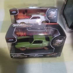 Jada Fast & Furious 25 Years  Roman's Mustang & 1973 Camaro Both Are Muddy Versions! Highly Collectible 