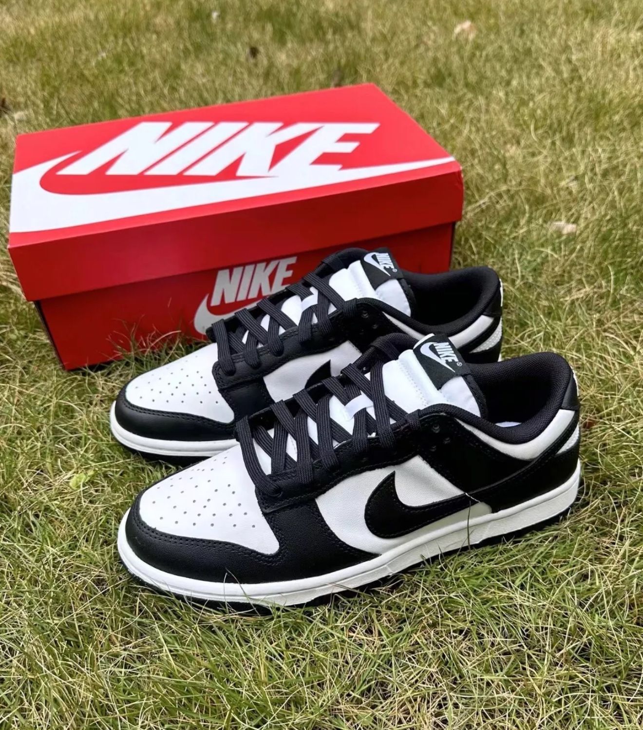 Dunk Low Panda Black White Size 5 6.5 9.5 10