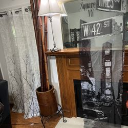 NY 42nd Street Sheer Curtain /Approximately 8 Foot Long