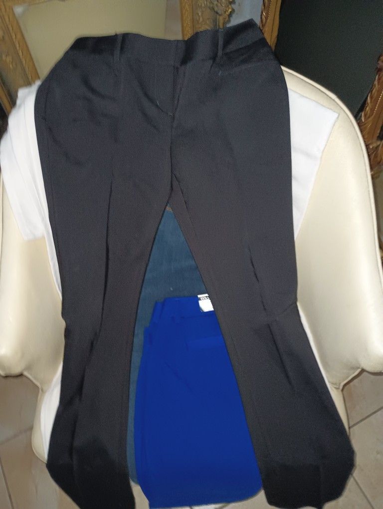 Express Black Columnist Mid Rise Dress Pants