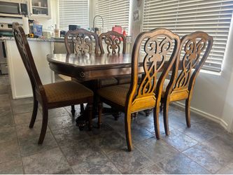 Real wood dinning table