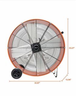Commercial Fan Metal Wheels Almost New $199