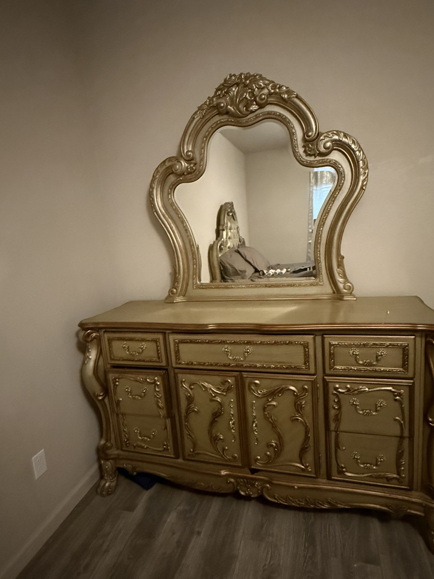 Bed Frame And Dresser