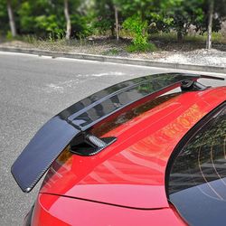 Brand New Universal 52" Dragon-1 Carbon Fiber Style ABS GT Rear Trunk ADJUSTABLE SPOILER WING
