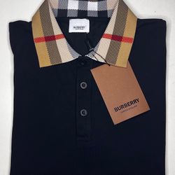 Men’s Burberry Black Polo 