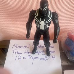 rvel Spider-Man Titan Hero Series Agent Venom 12-Inch Figure