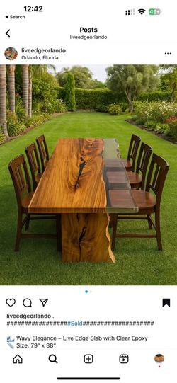 Store Closing - Live Edge Conference & Office Tables | Bulk Deals Welcome