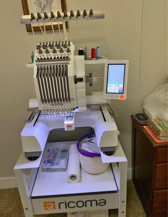 Ricoma EM 1010 Industrial 10 Needle Embroidery Machine